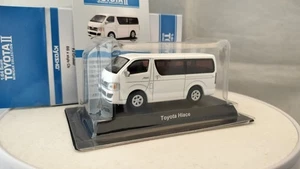 KYOSHO 1/64 Toyota Hiace Silver Diecast Model Van Toyota II Minicar Collection - Picture 1 of 12