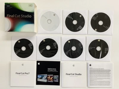 Apple Final Cut Studio - HD - Upgrade (Mac) MB643Z/A w/Inserts, 7-Disc Set (G) - Image 1 of 4