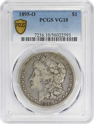1895-O Morgan Silver Dollar VG10 PCGS - Image 1 of 2