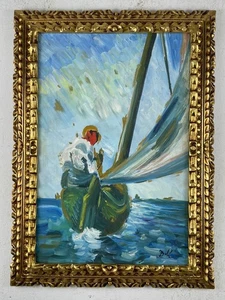 Salvador Dalí (Handarbeit) Öl auf Leinwand Gemälde signiert und gestempelt - Bild 1 von 8