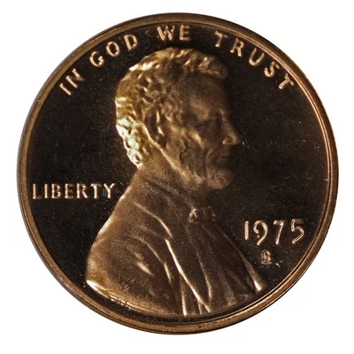 1975 -S Lincoln Memorial Cent Gem Proof Single Coin - Image 1 of 4