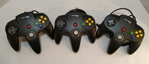 2x Retrolink Wired USB Controller für PC & Mac Schwarz Nintendo 64 Style - Bild 1 von 24