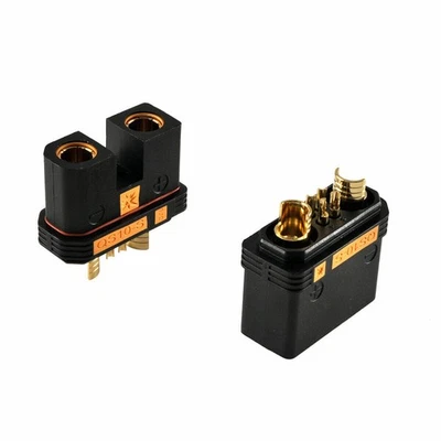 1 Pair QS10-S Male Female Plugs Anti-Spark Connector for Battery Power RC Model - Image 1 of 4