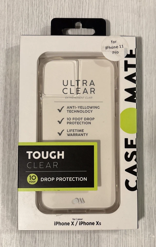 Case Mate iPhone 11 Pro / X/XS - Tough Clear Phone Case - Image 1 of 1