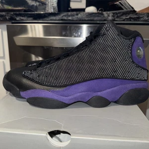 Air Jordan 13 Retro Negro/Púrpura Cancha-Blanco DJ5982-015 Para hombres Talla 12 - Imagen 1 de 8