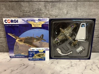 NEW CORGI HAWKER HURRICANE ROYAL AIR FORCE WWII AIRPLANE AA27604 DIECAST 1/72 - Image 1 of 4