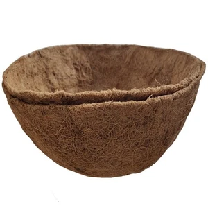 2PCS Hanging Basket Liners Coco Liner 18 Inch Round Coconut Coir Basket for P... - Picture 1 of 8