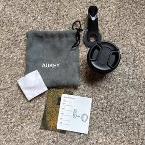Aukey 2-in-1 Ora Lens Set 140 degree Wide Angle + 10X Macro PL-WD07 C3 - Photo 1 sur 2