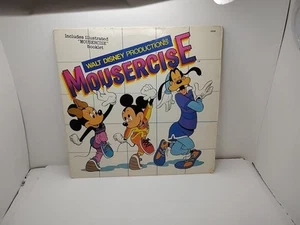 VINYL RECORD DISNEYLAND WALT DISNEY PRODUCTIONS MOUSERCISE 62516 #2 NO BOOK - Picture 1 of 10