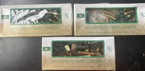 Kurt Adler Gold Drip Candle 10 Light Set Of 3 Christmas Tree  Indoor/Outdoor - Picture 1 of 2