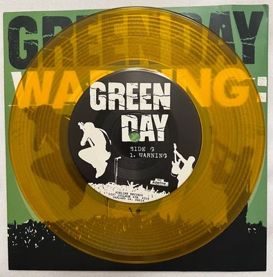 GREEN DAY Warning RARE YELLOW VINYL Rec. 7" Limited 1st Ed. Of 2000 ADELINE 45 - Image 1 of 4