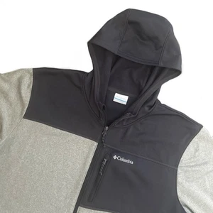 Columbia Herren Harlem Park Hybrid Full Zip Hoodie dunkelgrau Gr. XXL Reißverschlusstaschen - Bild 1 von 8