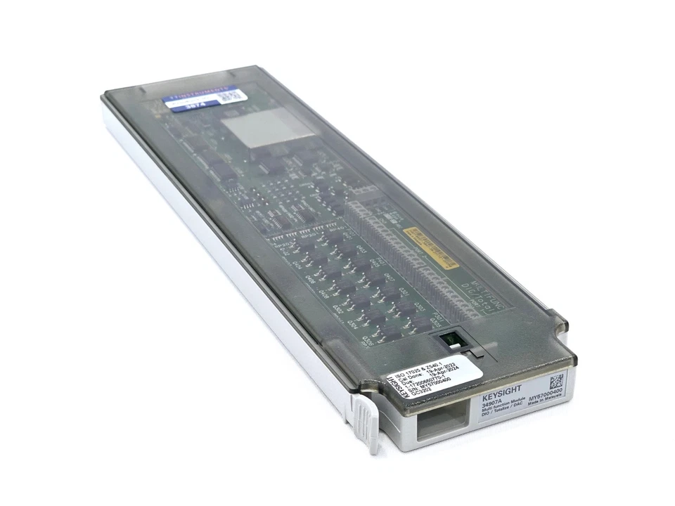 Keysight 34907A Multifunction Module DIO/Totalize/DAC For 34970A - Image 1 of 4