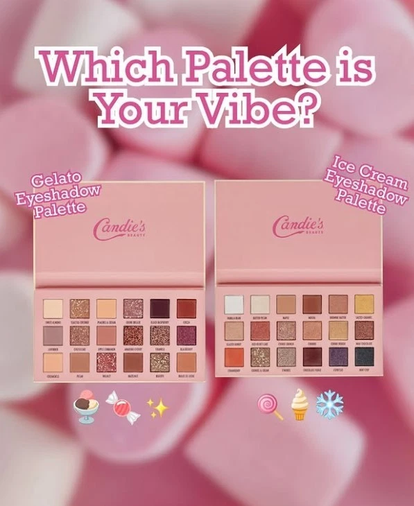  Juego de 2 paleta de sombras de ojos para helados y helados Candie's Beauty Parlor Foto 1 de 3