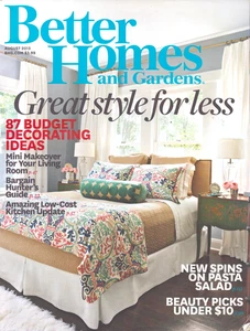 Better Homes and Gardens Magazine August 2013 Beauty Pasta Salads Great Style - Picture 1 of 3