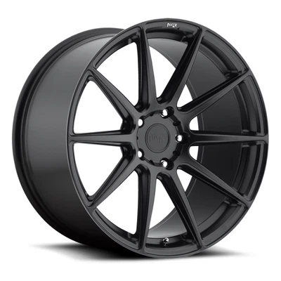Llanta de 42 mm negra mate 19" Nicho 1 pieza M147 Essen 19x8,5 5x112 Foto 1 de 4