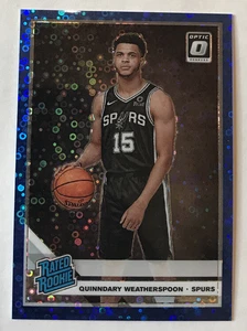 2019-20 Optic Quinndary Weatherspoon Blue Fastbreak Prizm #25/50 Rated Rookie RC - Picture 1 of 3