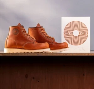 Botas SCENIC ROUTE Edición Artista Red Wing de Gary Stranger. Muy limitado 11M - Imagen 1 de 8