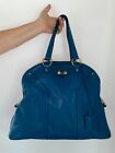 Vintage Bags For Women, 2006 Ysl Bright Blue Leather Xl Bag