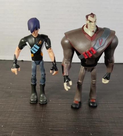 Slugterra Eli Shane and Dr. Blak 3.75”  Action Figure Bundle Cover