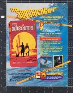 THE ENDLESS SUMMER II__Original 1994 Trade print AD promo__BRUCE BROWN_surfing_2 - Imagen 1 de 1