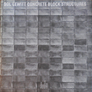 Sol Art Lewitt / Concrete Block Structures Inscribed Signed 1st Edition 2002