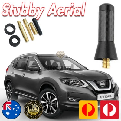 Antena/aérea Stubby Bee Sting compatível com Nissan X-Trail XTrail 2013-2020 carbono 3.5c - Imagem 1 de 4