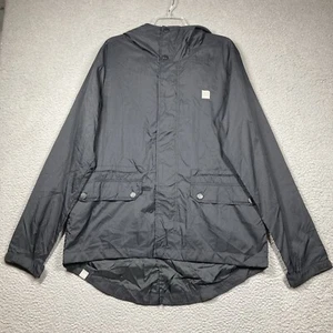 Bench Jacket Men's Medium Black Hooded Lightweight Full Zip Windbreaker NEW - Picture 1 of 15