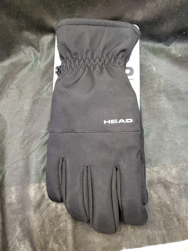 Head Men's Hybrid Waterproof/Windproof/Breathable Gloves. Black. X-Large