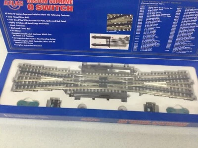Atlas #6027 O Scale  Double Slip Switch Switch  3 Rail NEW - Image 1 of 2