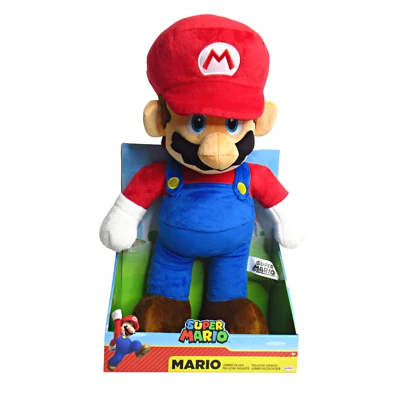 Muñeco de peluche Jakks Pacific Nintendo Super Mario Bros - Mario Jumbo 20 pulgadas 2021 Foto 1 de 4