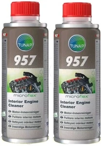 2X 200 ML 957 -157 TUNAP ADDITIVO DEPURATORE OLIO PULIZIA INTERNA BLOCCO MOTORE - Foto 1 di 2