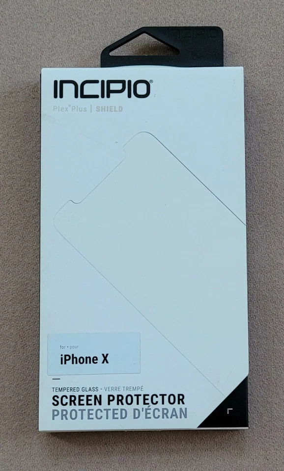 Incipio Plex Plus Shield Tempered Glass Screen Proector for iPhone X - Image 1 of 3