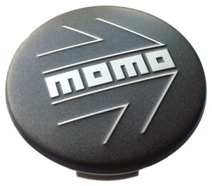1x MOMO CAP199NB Center Wheel Cap Silver Matte Arrow Anthracite H2183 53mm - Picture 1 of 2
