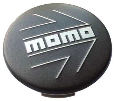 1x MOMO CAP199NB Centro Ruota Tappo Argento Freccia Opaco Antracite H2183 53mm - Image 1 of 2