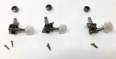 Sintonizadores de guitarra Cigar Box - Teclas para guitarra de 3 cuerdas 2 lados izquierdo y 1 lado derecho Foto 1 de 4