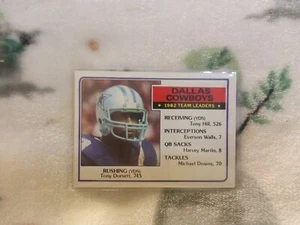 1983 Topps DALLAS COWBOYS TEAM LEADERS #42 Tony Dorsett FREE Ship! - Picture 1 of 2