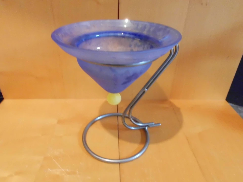 SchaleGlas  Blau Pokal  15x18 cm - Bild 1 von 1