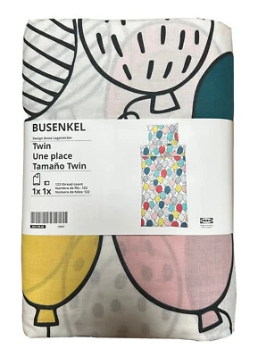 Nuevo IKEA BUSENKEL Globos Doble Funda Nórdica y Funda de Almohada 505.178.40 Foto 1 de 4
