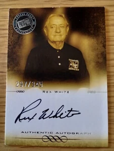 Rex White Auto 2008 Press Pass Legends Autograph Card 297/345 NASCAR HOF Driver - Bild 1 von 5