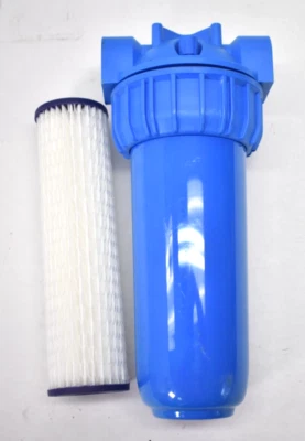 Repuesto Cartucho Filtro 13" x 4-3/4" Azul con Cilindro Filtro Interior Foto 1 de 4