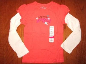Jumping Beans Girls size 6 Long Sleeve Layered look Grandma's Angel Top NWT - Picture 1 of 2