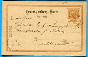 AUSTRIA/SLOVENIA  - 1893 RADNA b.LICHTENWALD - STATIONERY (1115-90) - Picture 1 of 2