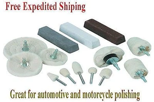 High Quality Aluminum Polishing Kit 1/4" Spindle Size - Picture 1 of 1