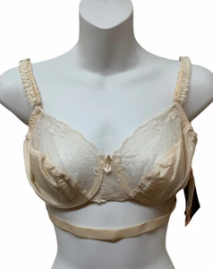 Vintage rückenfreier von Young Smoothie verstellbarer Spitzen-BH Größe 36B NEU NOS 1990er Jahre Y2K - Bild 1 von 8