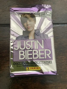 (1) Paquete Sellado 2010 Panini Justin Bieber Posible Drake RC y Bomb Bieb ¡Autos! - Imagen 1 de 9