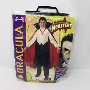 Rubie's Boys Dracula Halloween Costume Medium Size 8-10 Universal Monsters New - Picture 1 of 5