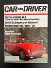 CAR AND DRIVER Magazine JULY 1966 PONTIAC XK-E Aston Martin DB6 Vintage Ads