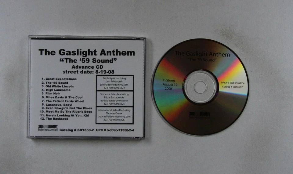 The Gaslight Anthem The ?59 Sound US Advance CD 2008 - Bild 1 von 1