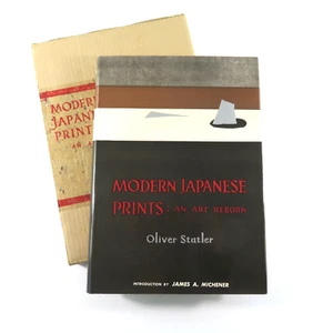 Modern Japanese Prints Oliver Statler Hardcover 1956 Original Slipcase - Picture 1 of 12